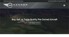 Desktop Screenshot of hangeraviation.com